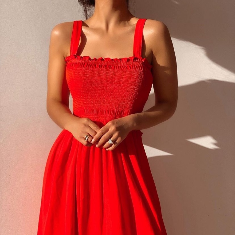 ZARA ELASTICIZED DRESS